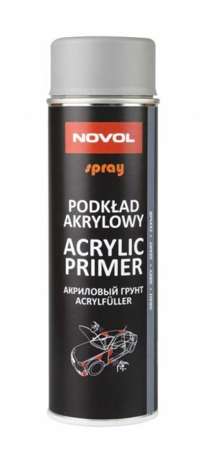 NOVOL plnič ACRYL PRIMER sprej 500ml ŠEDÝ